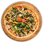Spicy Vegetarian Pizza  9" 